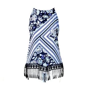 NWT Blue Floral blouse